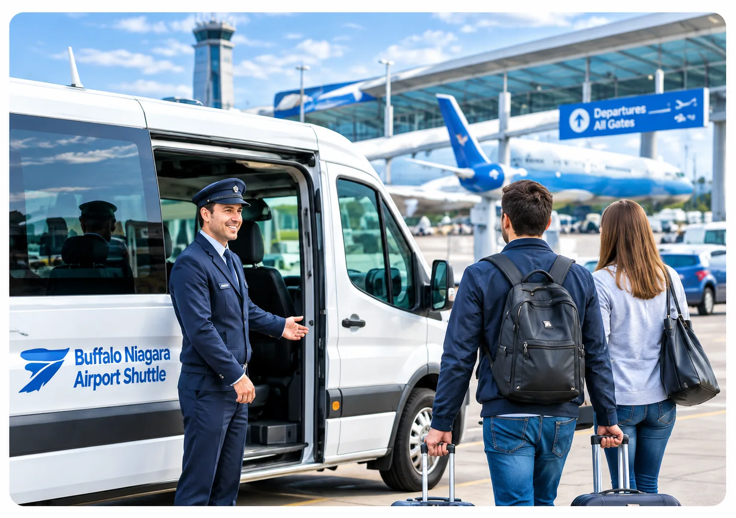 Welcoming Airport Shuttle Pickup